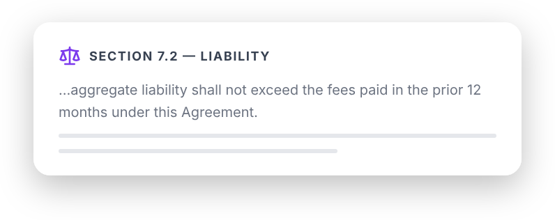 Section 7.2 Liability