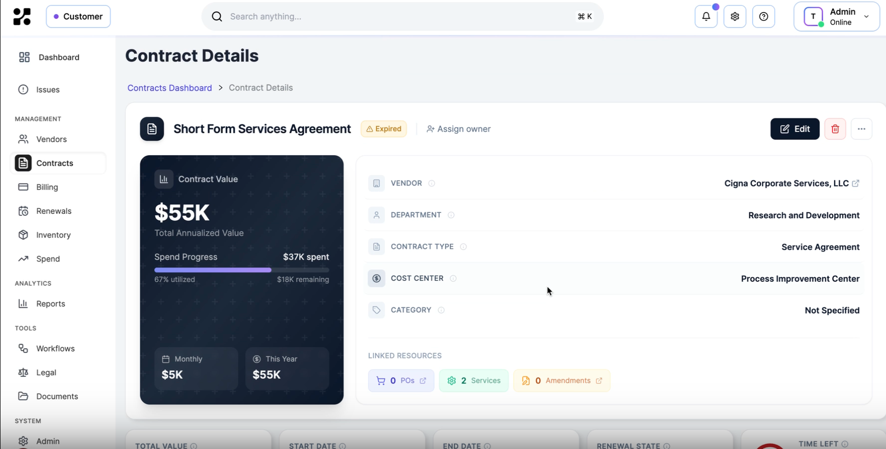 Kavlo AI extraction results with confidence scores